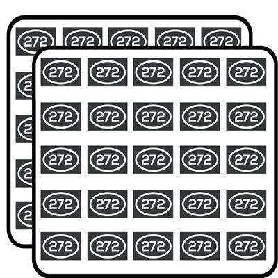 22 Area Code Sticker Pennsylvania Scranton Back Mountain Hazelton Pride Sticker for Scrapbooking, Calendars, Arts, Kids DIY Crafts, Album, Bullet Journals 50 Pack