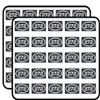 22 Area Code Sticker Pennsylvania Scranton Back Mountain Hazelton Pride Sticker for Scrapbooking, Calendars, Arts, Kids DIY Crafts, Album, Bullet Journals 50 Pack view 1