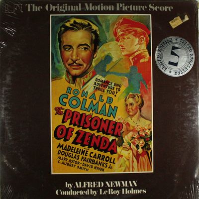 Alfred Newman: Prisoner of Zenda, Original Motion Picture Score - Still Sealed LP Vinyl Record Album
