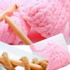 Jumbo Chunky Knit Chenille Yarn Deep Red Hand Knitting Yarn Arm Knit Blanket Yarn 250g/8.82oz Vegan Chenille Yarn DIY Pillow Throw Hat view 3