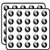 Round Molon Labe Roman Helmet (Gun Rights Firearms 2nd) Sticker for Scrapbooking, Calendars, Arts, Kids DIY Crafts, Album, Bullet Journals 50 Pack view 1