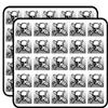 Skull & Pipe Wrench Shaped (Funny Plumber Small) Sticker for Scrapbooking, Calendars, Arts, Kids DIY Crafts, Album, Bullet Journals 50 Pack view 1