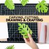 ARTIST'S BEST 12" X 9" Black Self Healing Cutting Mat | Durable PVC Construction | Gridded With SAE & Metric Units | Great Arts, Fabric, Quilting, Sewing, Scrapbooking, Protecting Work Surfaces view 3