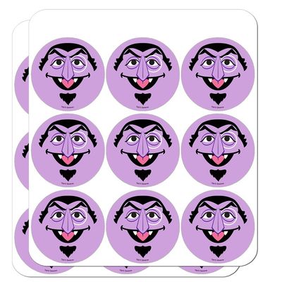 Sesame Street Count Face Planner Calendar Scrapbooking Crafting Stickers