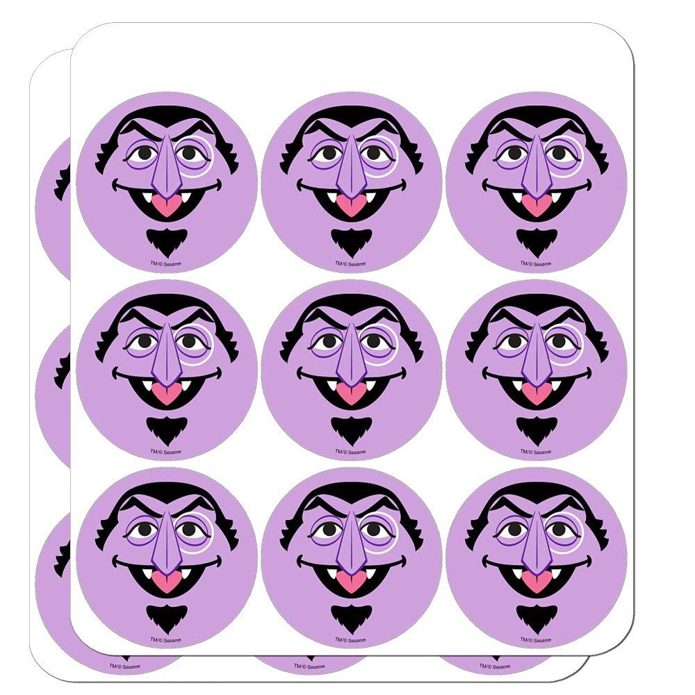 Sesame Street Count Face Planner Calendar Scrapbooking Crafting Stickers