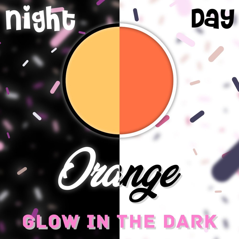 ESSMO Glow in The Dark Orange GD03 Heat Transfer Vinyl HTV Sheet T-Shirt 20" Wide Iron On Heat Press 20"x360"