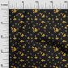 oneOone Viscose Jersey Fabric Honeycomb & Honey Bee Insect Decor Fabric Printed BTY 60 Inch Wide view 1
