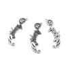 130 Pieces Antique Silver Plated Jewelry Charms GY04258 Word Angel Wing Connector view 1