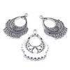 100 Pieces Antique Silver Plated Jewelry Charms GY04704 Earring Eardrop Connector view 1