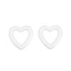 24pcs Craft Foam Wreath Heart Shape Polystyrene Foam Rings for DIY Craft Xmas Holiday Wedding Wreath Floral Arranging Decoration Supplies 11cm view 1
