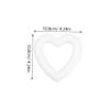 24pcs Craft Foam Wreath Heart Shape Polystyrene Foam Rings for DIY Craft Xmas Holiday Wedding Wreath Floral Arranging Decoration Supplies 11cm view 2