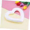 24pcs Craft Foam Wreath Heart Shape Polystyrene Foam Rings for DIY Craft Xmas Holiday Wedding Wreath Floral Arranging Decoration Supplies 11cm view 4