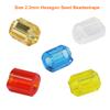 BALABEAD 10/0 Glass Hexagon Seed Beads with Beading Needles About 21600pcs in Box , Seed Beads for Jewelry Making, Hexagon 2 X 2.2mm(900pcs/Color, 24 Colors) view 3