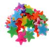200 PCS Assorted Shape Mini Felt Flower Heart Star Embellishments Felt Pads Appliques for DIY Craft Decoration (Star Shape) view 1
