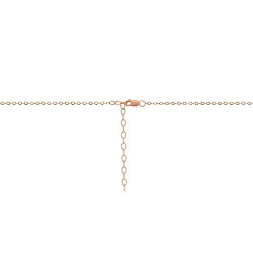 14Kt Rose Gold Filled 2x1.75mm 24" Flat Cable Chain W/Lobster Clasp & 2" Extender Chain - 1pc (12071)/1