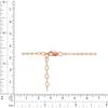14Kt Rose Gold Filled 2x1.75mm 24" Flat Cable Chain W/Lobster Clasp & 2" Extender Chain - 1pc (12071)/1 view 2