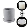 Silicone Concrete Mold Coaster Molds Succulent Plants Flower Pot Mould view 2
