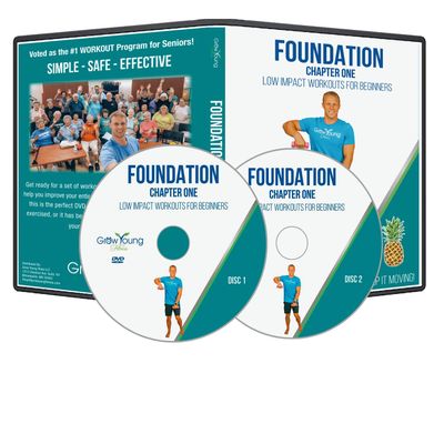 Grow Young Fitness Foundation Exercise DVD for Seniors - Low Impact Workouts - Chapter One Senior Exercise DVD