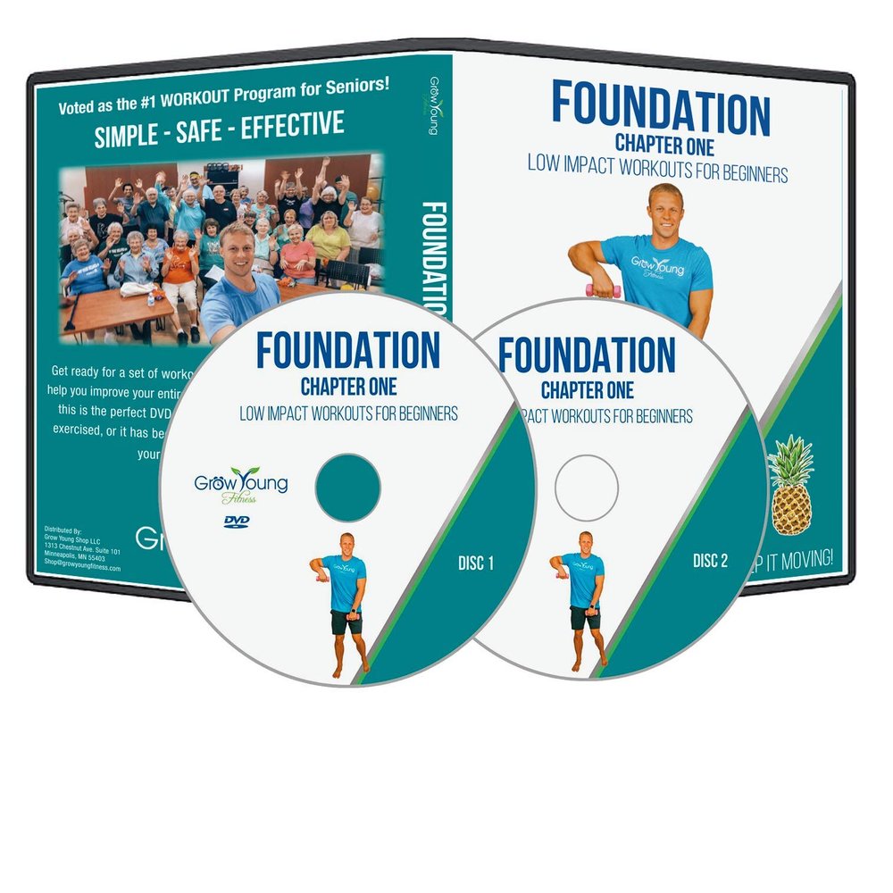 Grow Young Fitness Foundation Exercise DVD for Seniors - Low Impact Workouts - Chapter One Senior Exercise DVD