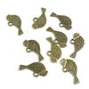 420 PCS Metal Antique Bronze Color Jewelry Making Supplies Charms Beading Crafting Wholesale P1TL3 Birds Peace Pigeon view 1