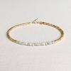 AAA++ Rare Quality Raw Diamond Bracelet, Rough Diamond Bracelet, April Birthstone Bracelet, Dainty Diamond Bracelet, Diamond Bracelet, Diamond 2mm Code- WAR1413 view 1