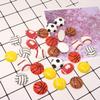Honbay 28PCS Assorted Sport Ball Slime Beads Flatback Resin Charms for Scrapbooking, Hair Clip, Phone Case, DIY Crafts view 3
