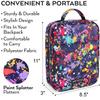 Arteza Pencil Case Organizer, 64 Elastic Slots, Paint Splatter Pattern, Large Capacity, Holds Up to 205 Pencils, Pens, and Markers view 4