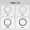 MroMax 10Pcs 0.73" ID x 0.12" Thickness O Ring Buckle Zinc Alloy O-Rings Fasteners 18.6mm x 3mm for DIY Accessories Purse Straps Backpacks Bags Belts Craft Hardware Golden Tone view 4