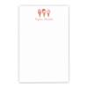 Ice Cream Notepad Set, Personalized Ice Cream Stationary Paper with Envelopes Set, Girls Stationary Set for Writing Letters, Size 5.5in x 8.5in, 50 Sheets view 1