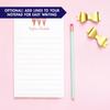 Ice Cream Notepad Set, Personalized Ice Cream Stationary Paper with Envelopes Set, Girls Stationary Set for Writing Letters, Size 5.5in x 8.5in, 50 Sheets view 3