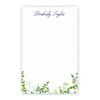 Personalized Watercolor Greenery Notepad for Women, Greenery Stationary Paper and Envelopes Set, Leaf Stationary Paper, Nature Stationary Paper and Envelopes Set, Size 5.5in x 8.5in, 50 Sheets view 1