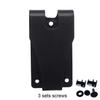 2 Sets Heavy Duty Kydex Leather Holster and Sheath Belt Loop Clips with Stainless Steel Chicago Screws view 3
