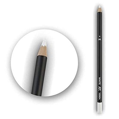 Antique Pink Pen - White