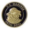 United States Marine Corps USMC Devil Dogs Challenge Coin view 1