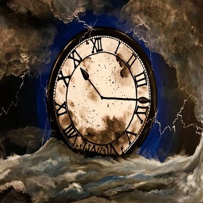 Buyartforless Canvas Wave of Time by Ed Capeau Art Painting Reproduction