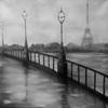 Buyartforless CAN EDC401 16x12 Canvas Wall Art, Gray view 1