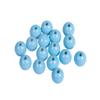 Rayher Wooden Beads FSC 100 % Polished Diameter 10 mm Pastel Blue 10 mm Diameter view 1
