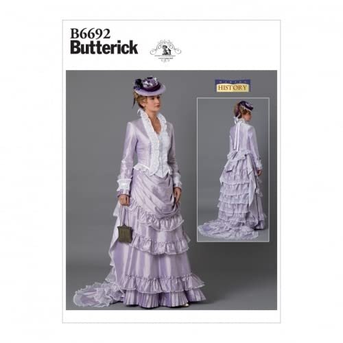 Butterick Sewing Pattern 6692 Costumes A5 (6-8-10-12-14)