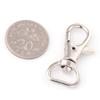 noyin 13mm Swivel Clasp Claw,Silver Swivel Hook Dog Hook,Swivel Clasps,Lobster Clasp Purse Bag Handbag Clasp,Strap Purse Clip,Key Ring Clasp 10pcs (Black) view 4