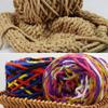 330gram DIY Chenille Yarn Crochet Knitting Hat Blanket Pillow Scarf Yarn Super Soft Art Blue Black Grey Chenille Yarn view 3