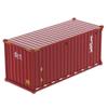 20' Dry Goods Sea Container TEX Burgundy Transport Series 1/50 Model by Diecast Masters 91025 A view 1