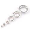 1-21mm Silver Eyelets Grommets with washers Metal Grommets Rivets Metal Eyelets for Canvas Clothes Leather Craft Shoes Purse Accessories (4mm, 100pcs) view 1
