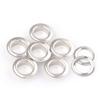 1-21mm Silver Eyelets Grommets with washers Metal Grommets Rivets Metal Eyelets for Canvas Clothes Leather Craft Shoes Purse Accessories (4mm, 100pcs) view 3