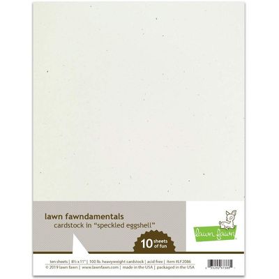 Lawn Fawn LF2086 Speckled Eggshell Cardstock Lawn Fawndamentals