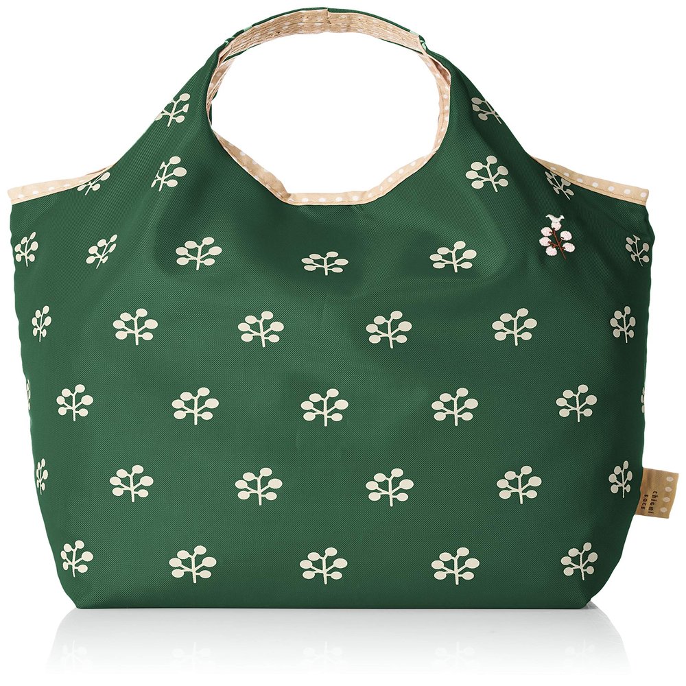 Chiemi Saxophone 4H17-04 Eco Bag, Small Size, Tree Pattern, Bottom Plate, Khaki