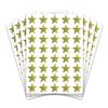 1000 Pack, Gold Foil Star Metallic Stickers, 0.6" Diameter view 1