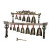 Healifty Mini Double Layers Bronze Chime 14.96X2.36X9.44In Ancient Chinese Folk Percussion Instrument Home Office Decoration Souvenir view 1