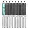 DROLE 60Pcs Pendants for Jewelry Making Kit-30Pcs Rectangle Cabochons Settings and 30Pcs Transparent Glass Dome Tiles Cabochons Small Pendant Tray for Jewelry Making Gun Black view 1