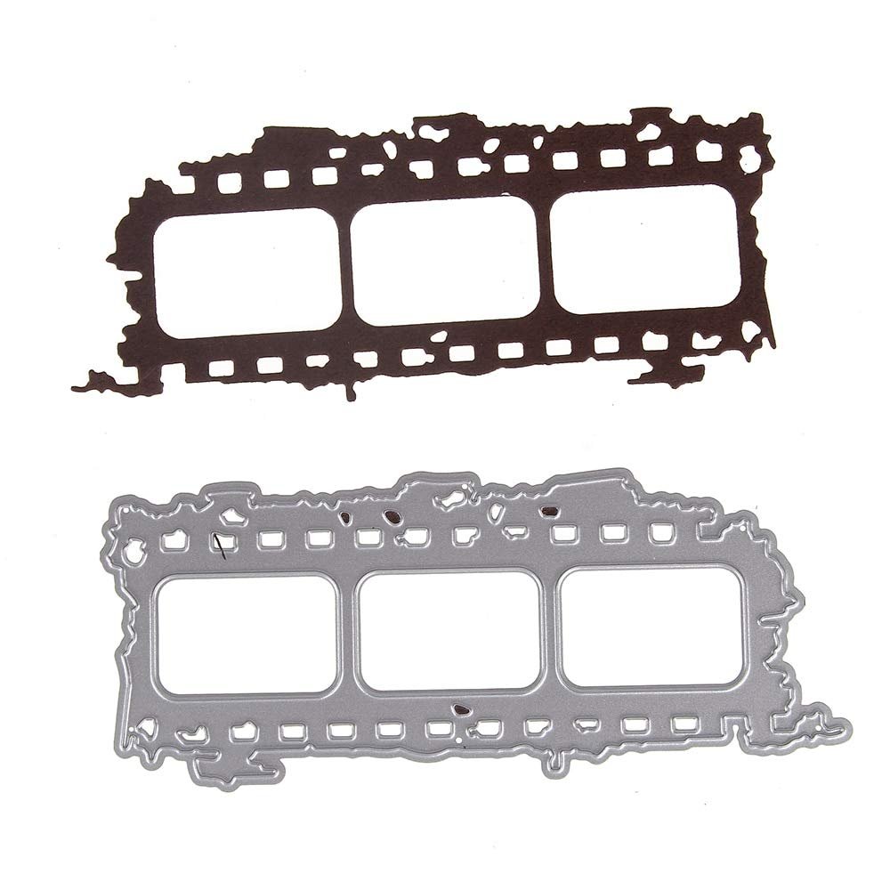 1 Pcs Roll Film Cutting Dies,DIY Scrapbooking Artist Metal Cutting Dies Stencils Scrapbooking Steel Embossing DIY Card Photo Album Template Metal Craft