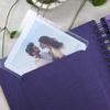 8 x 8 Inch Small DIY Scrapbook Photo Album with Window Design Cover 80 Pages Craft Paper Memory Book for Weeding Family Travel and Baby (Purple) view 4